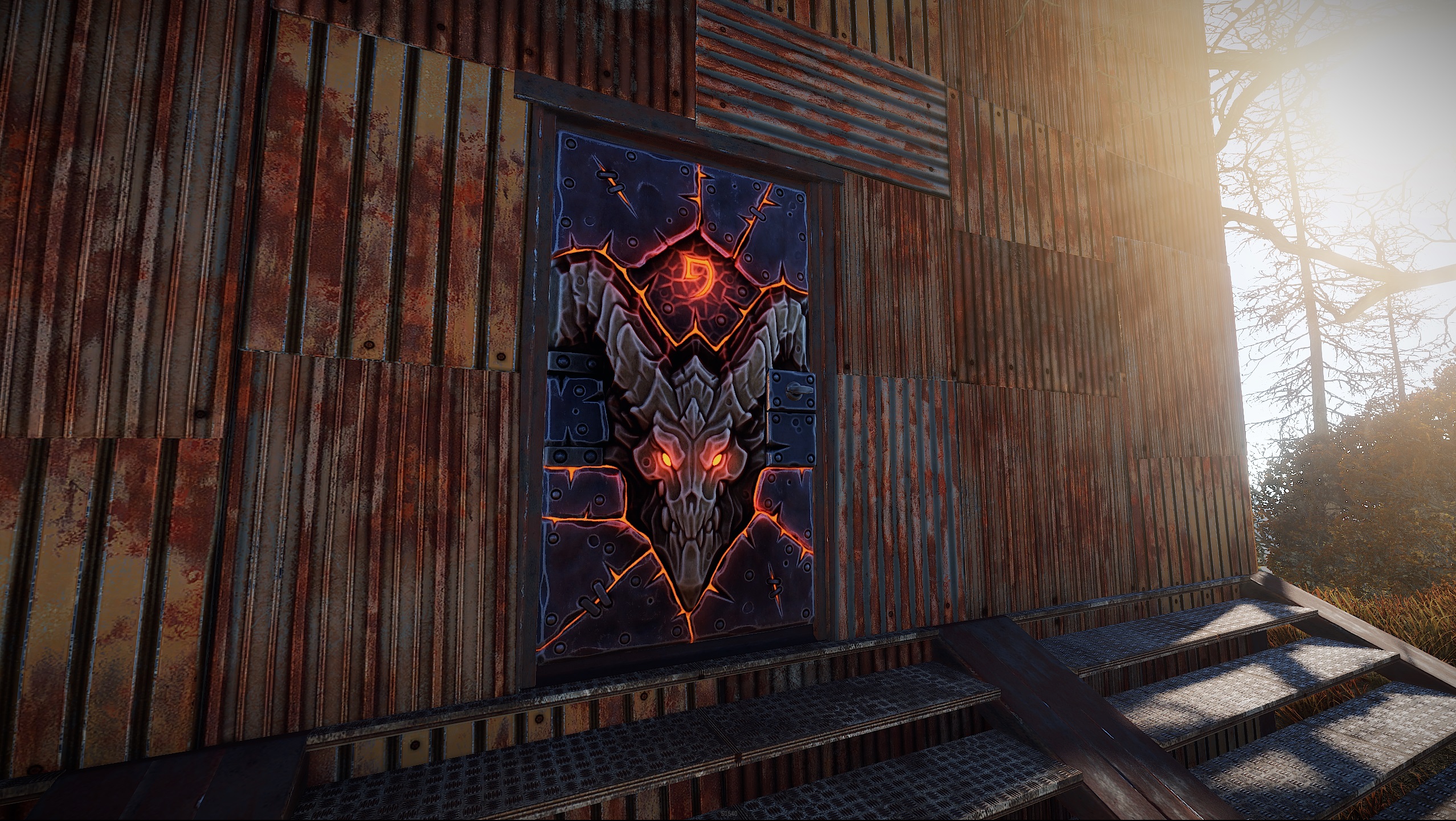 Molten Visage Metal Door thumbnail 3