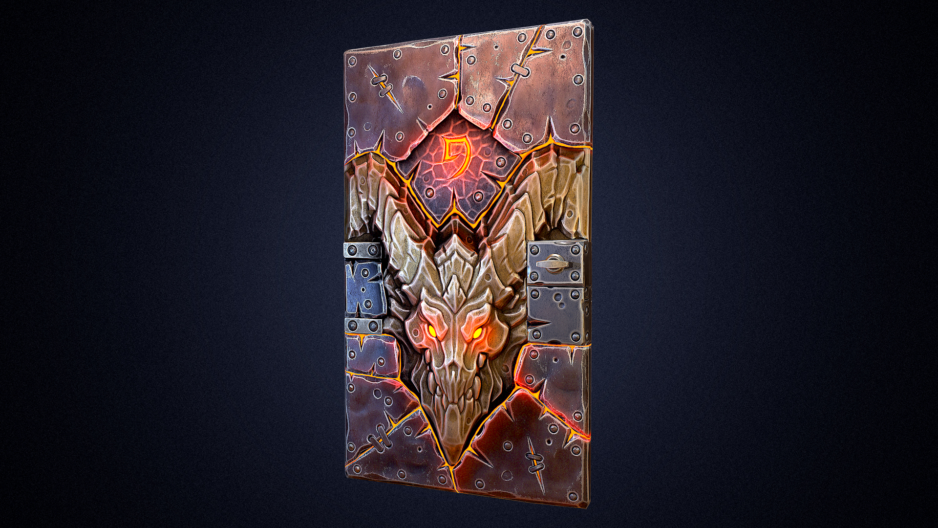 Molten Visage Metal Door thumbnail 9