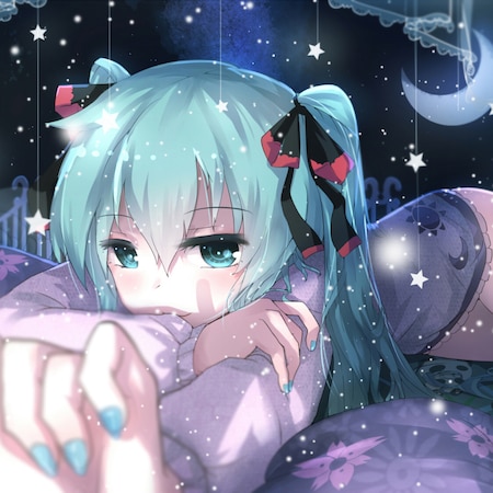 不穿胖次的Miku（飘雪特效）