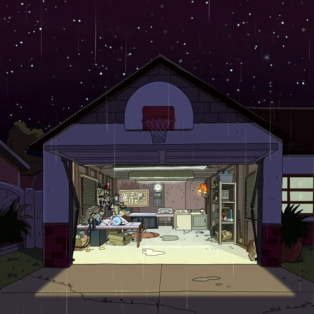 Rick And Morty - Rick's Garage | Wallpapers HDV