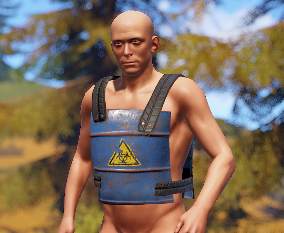 Metal Barrel Chest Plate thumbnail 3
