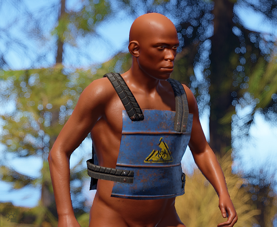 Metal Barrel Chest Plate thumbnail 5