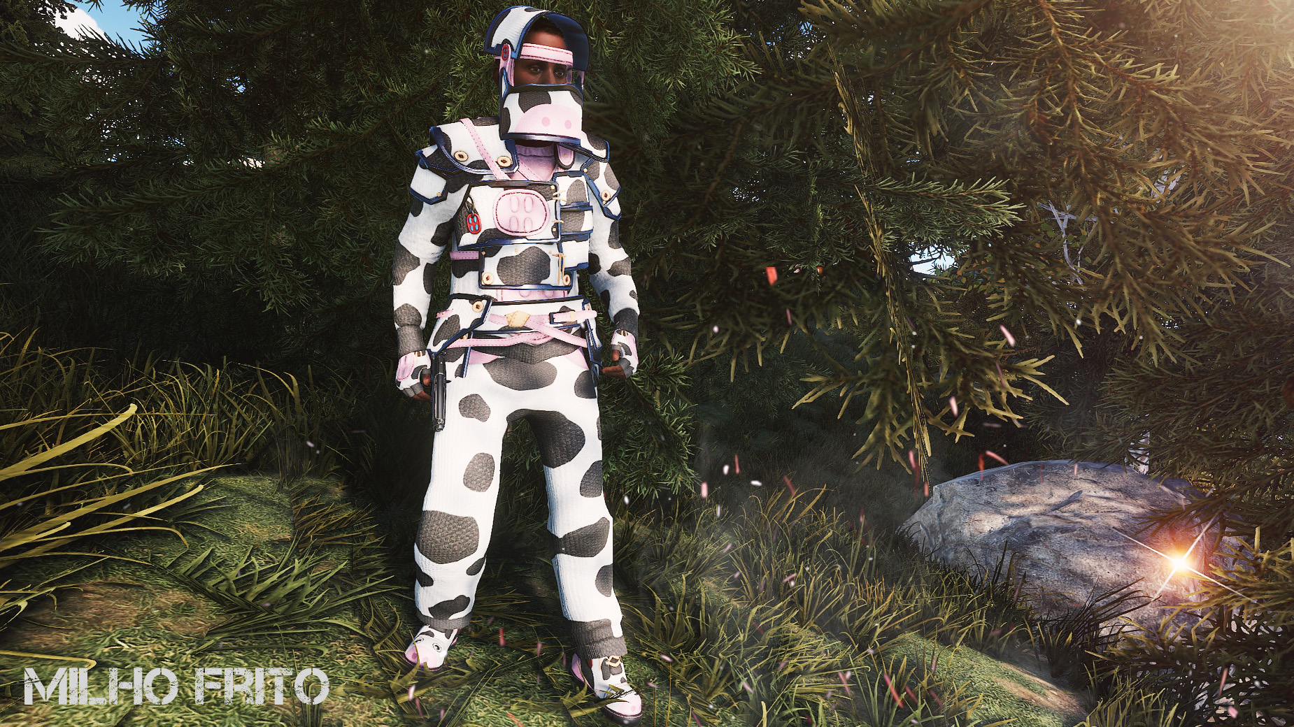 Cow Moo Flage Helmet thumbnail 4