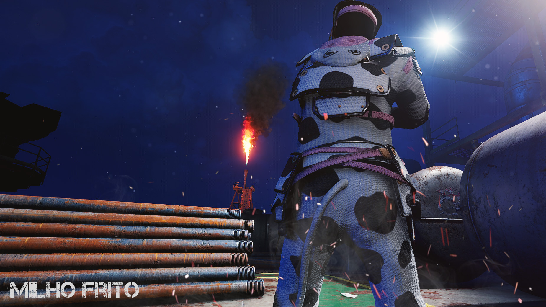 Cow Moo Flage Helmet thumbnail 6
