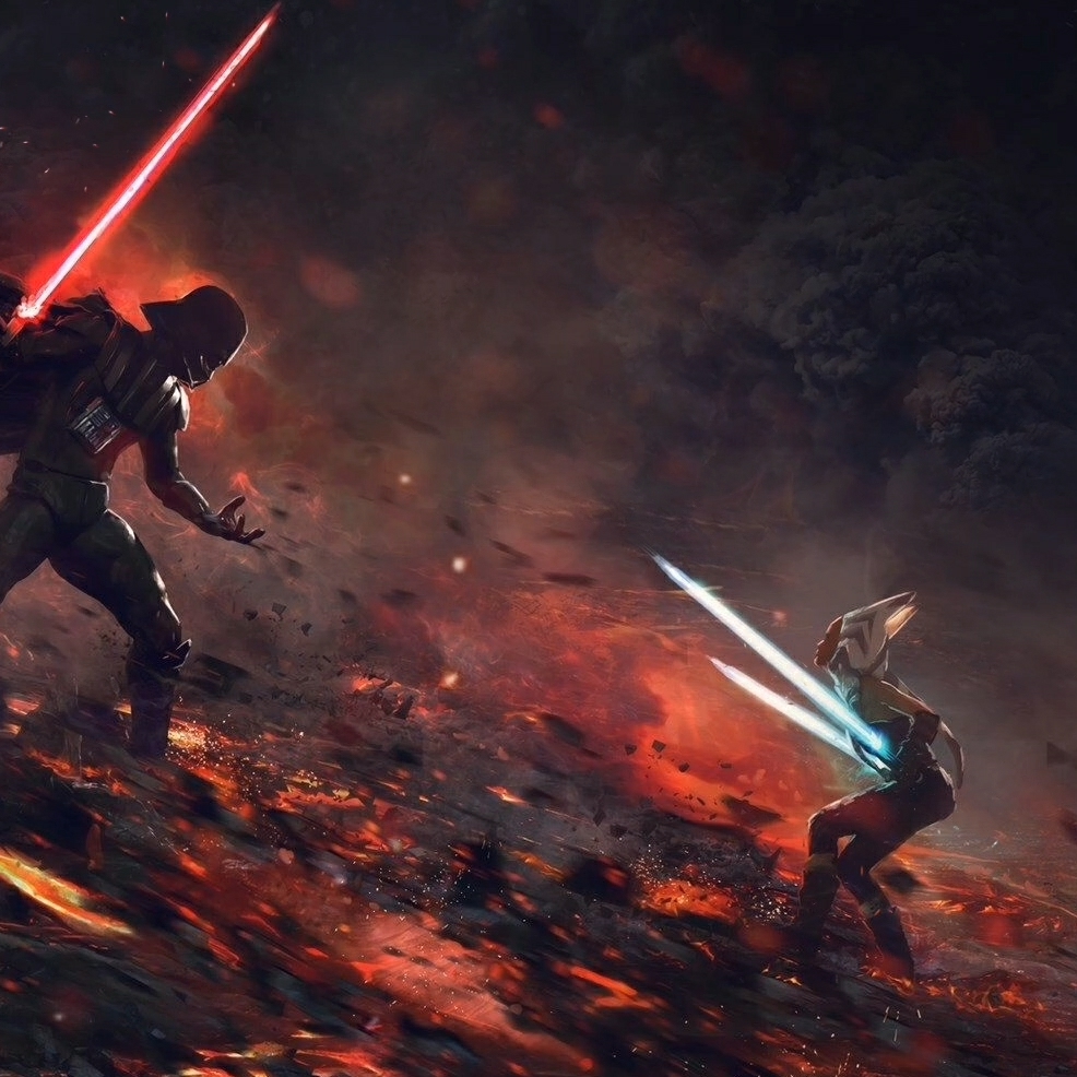 Featured image of post Ahsoka Tano Vs Darth Vader Wallpaper Well obviously he wasn t helpless
