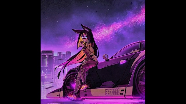 Cyberpunk Anime Girl | Poster