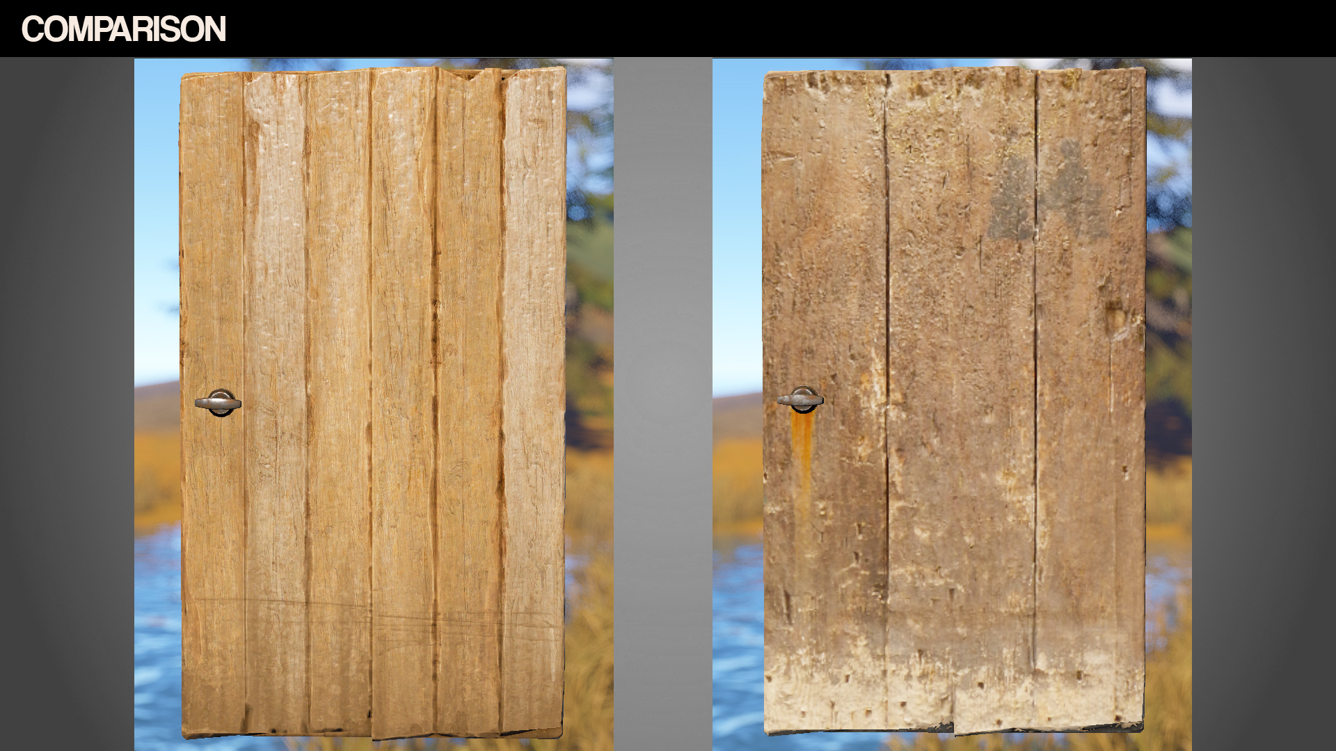 Old Heavy Wooden Door thumbnail 2