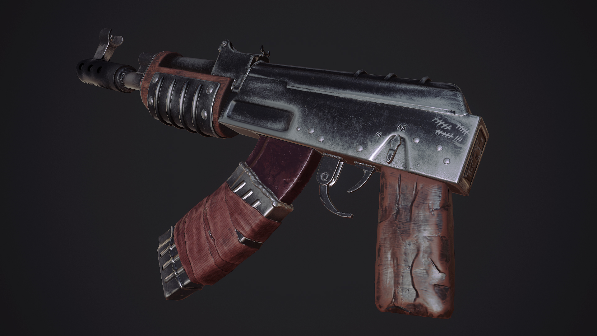 Battle-Scarred AKS47 screenshot 1