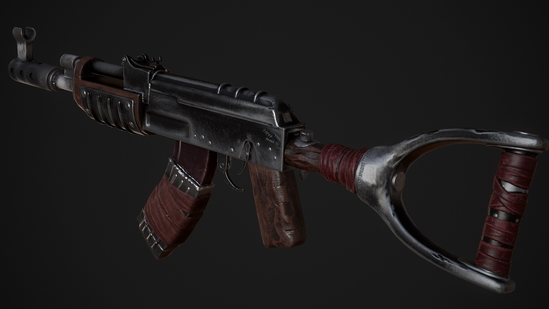 Battle Scarred AK47