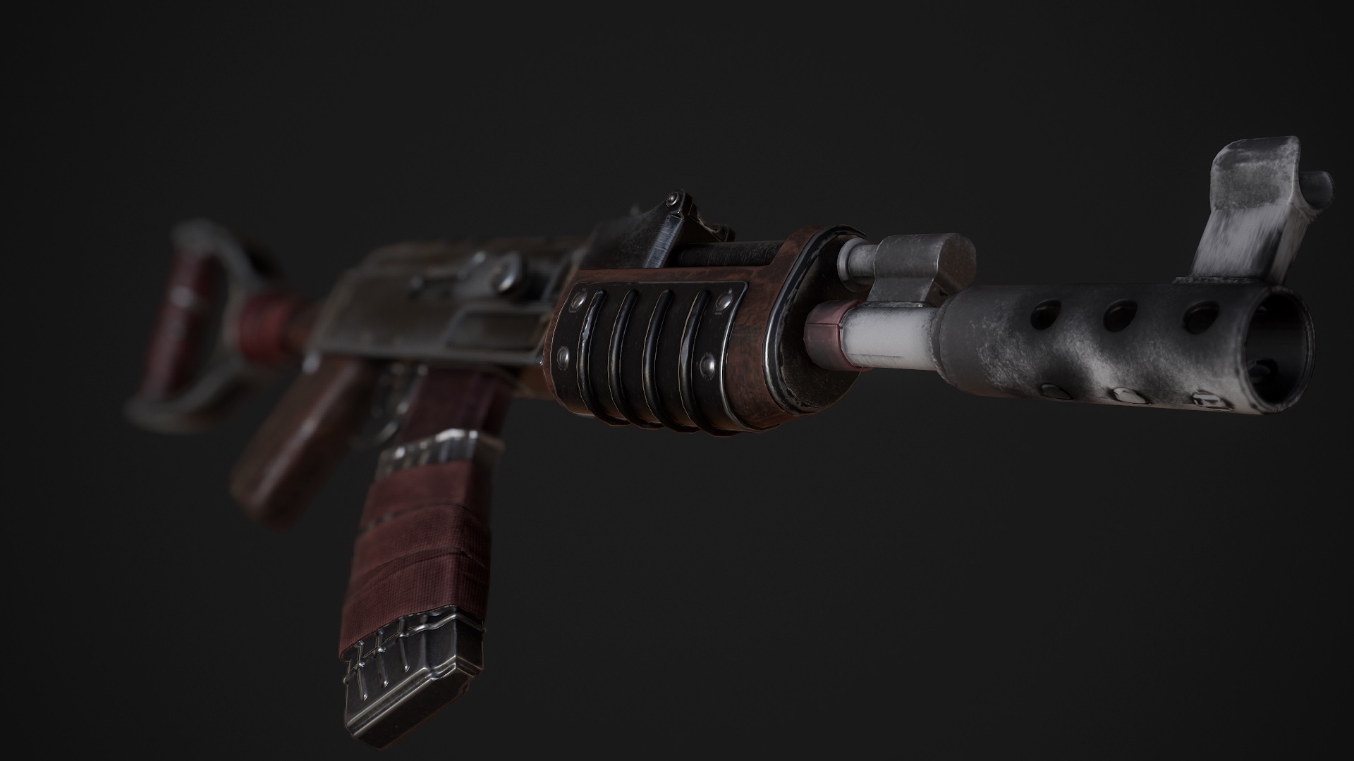 Battle Scarred AK47