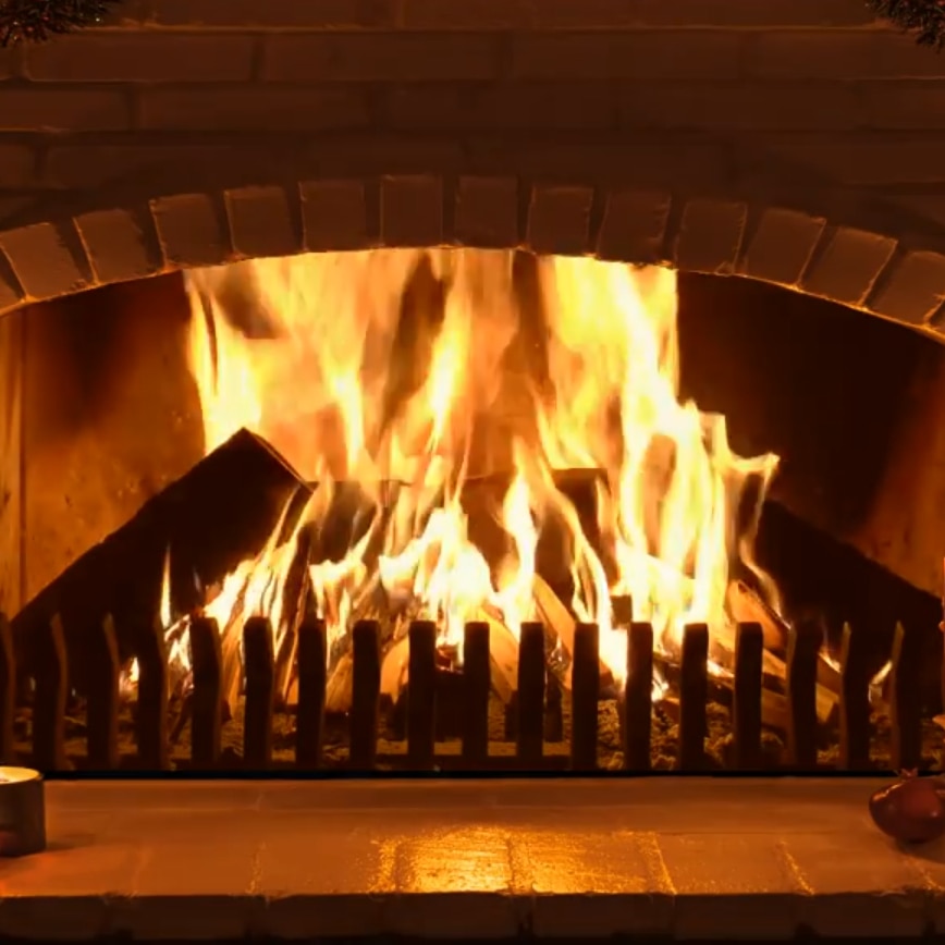Christmas Log Fire (New and Better Version Availible)
