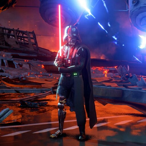 Battle damaged 2025 vader battlefront 2