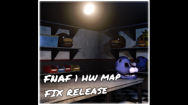 Steam Workshop::FNaF 1 Map Edit/Fix Backstage Heads Release
