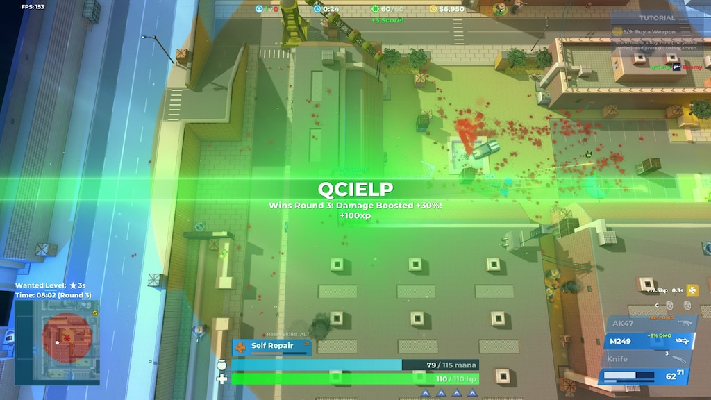 Top-down PvPvE Battle Royale game Gene Shift Auto now free to play
