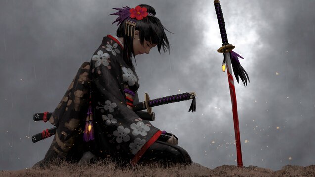 Steam Workshop Katana Girl 刀を持つ少女