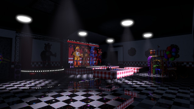 FNaF SFM] Pizzeria Simulator wallpaper by AftonProduction on