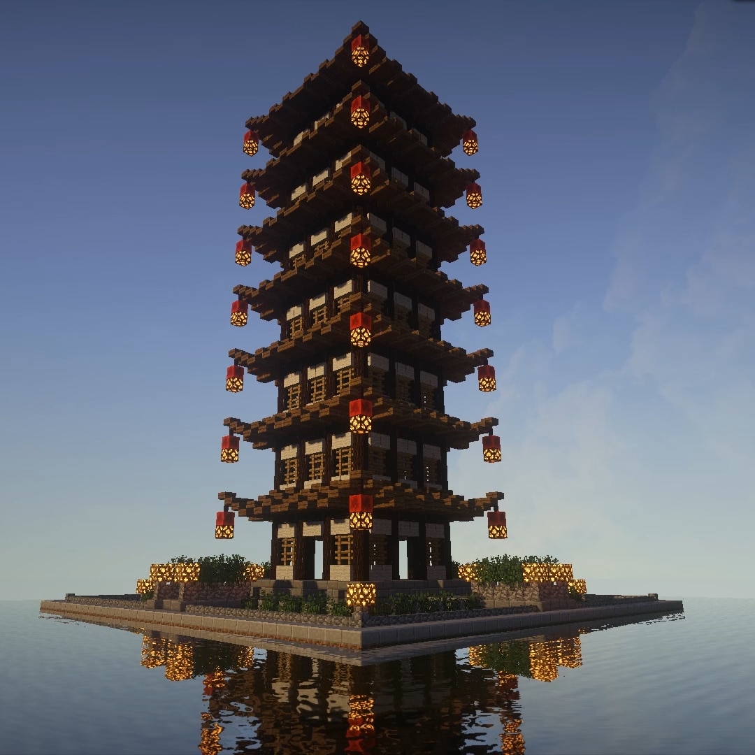 Minecraft Tower 我的世界塔楼  [1080P 30FPS]