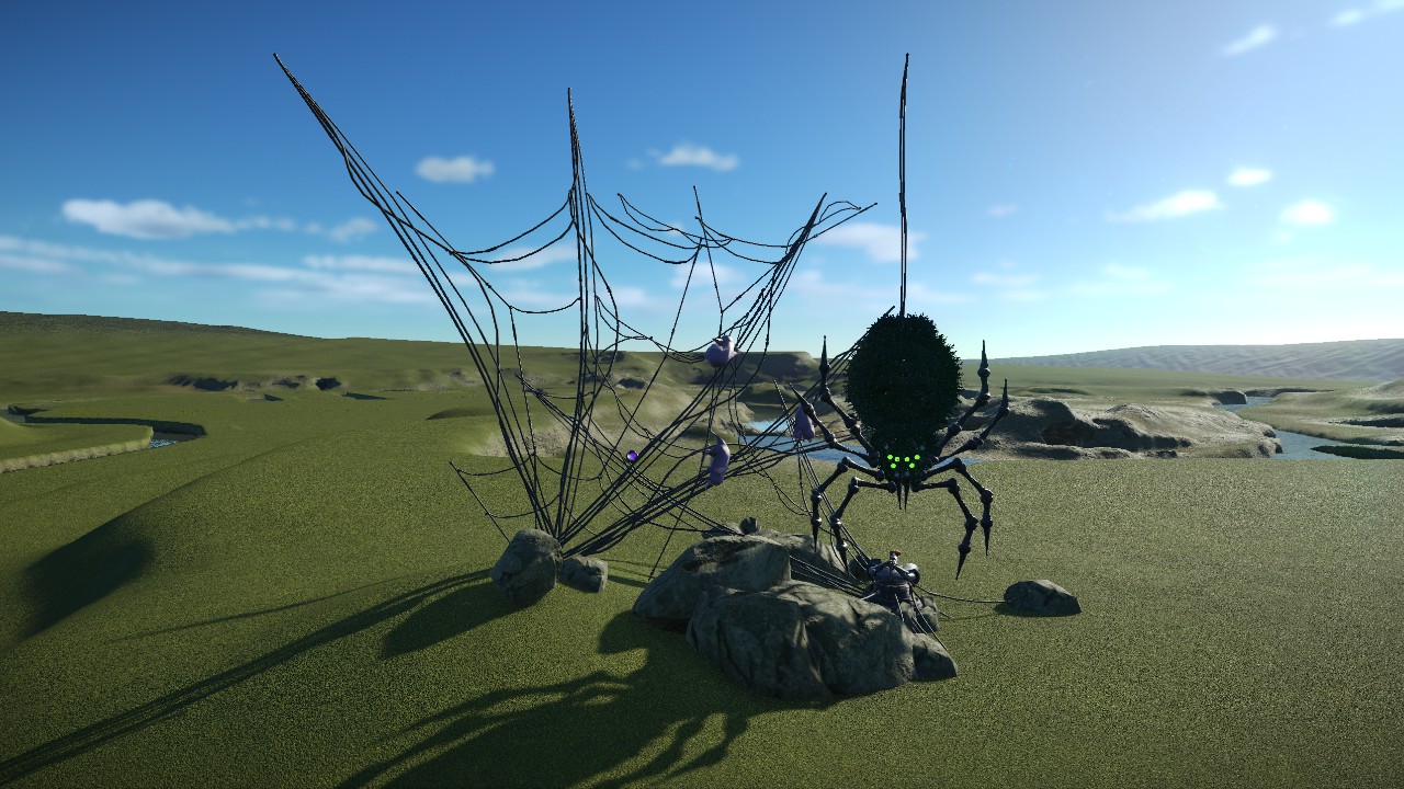 Giant Cave Spiderlings - Skymods