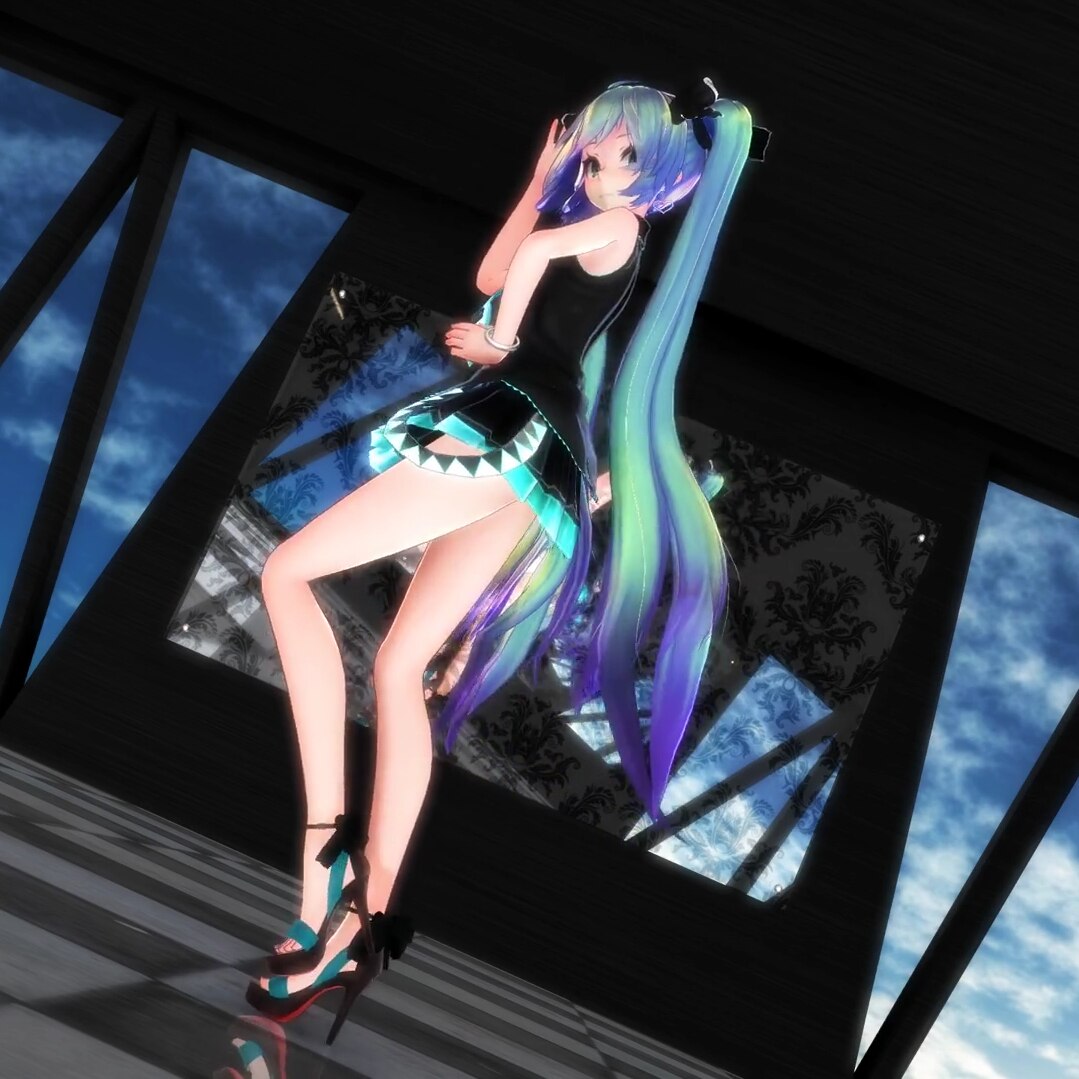 【MMD】Tda式改変黖_白ミクさんで”Girls”1080P 60FPS