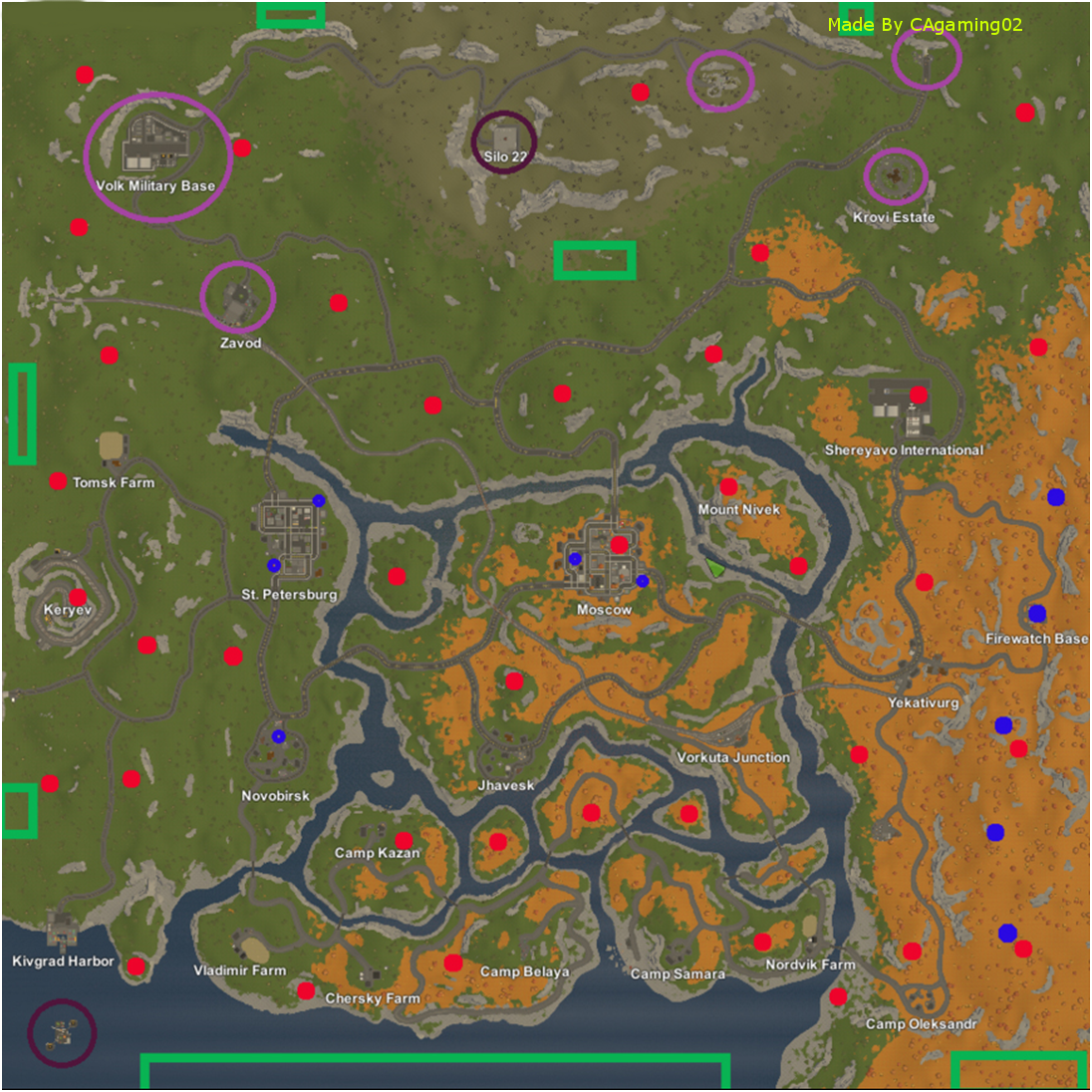 Steam Community :: Guide :: Russia Loot spawns + airdrop locations