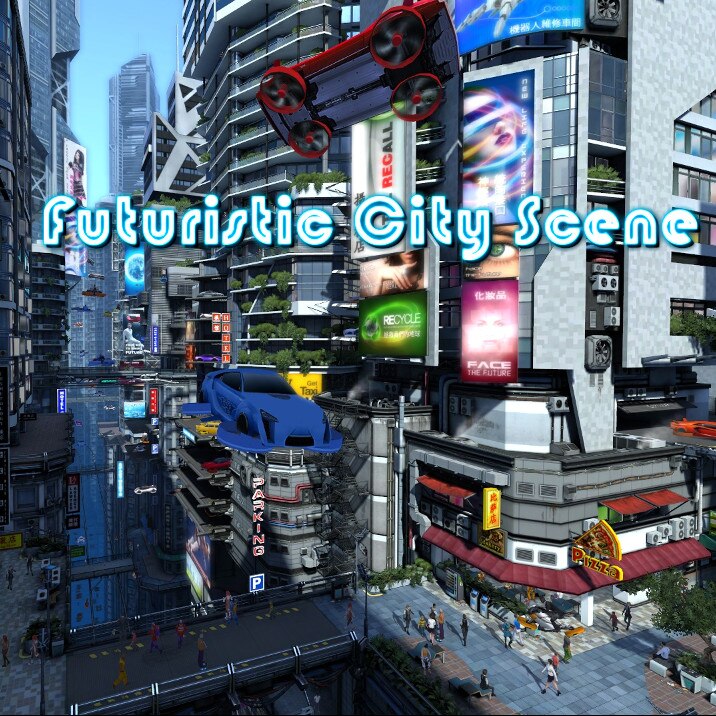 Futuristic City Scene
