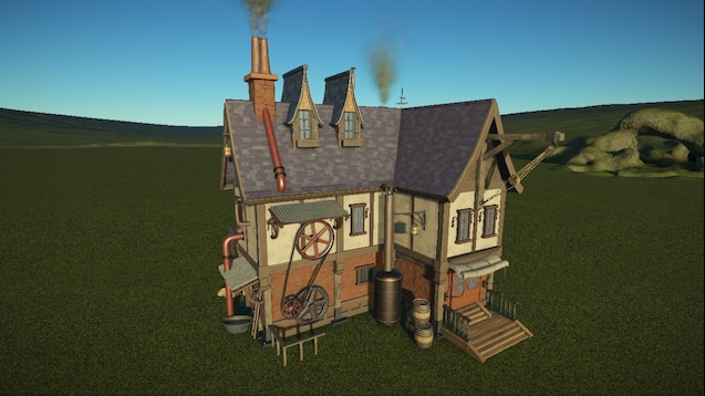 steampunk mansion