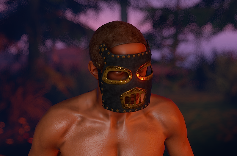 Steampunk Leather Mask thumbnail 3