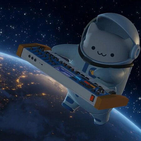 Bongo Cat in Space (3D Animation) by Xander