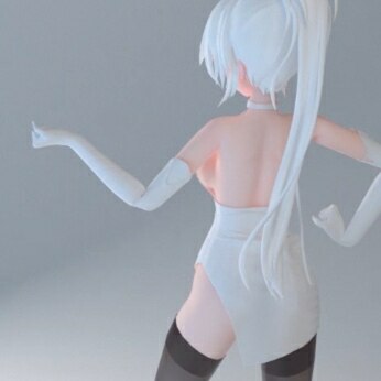 Mmd Haku 弱音ハク Girls R 18 Wallpaper Workshop 18