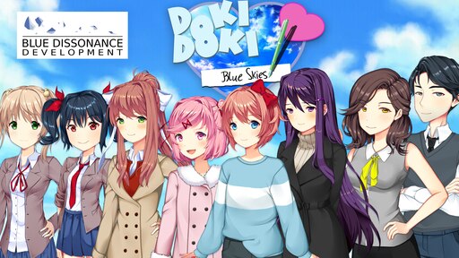 Monika's First Exclusive!  Doki Doki Blue Skies - Part 21 