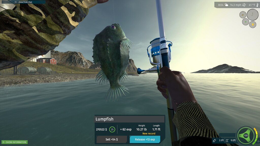 Steam Community :: Screenshot :: Lumpfish 4.66 kg / 10.27 lb