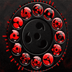 Naruto Shippuden: Sharingan circle 写輪眼 4K {Artwork by lilomat}