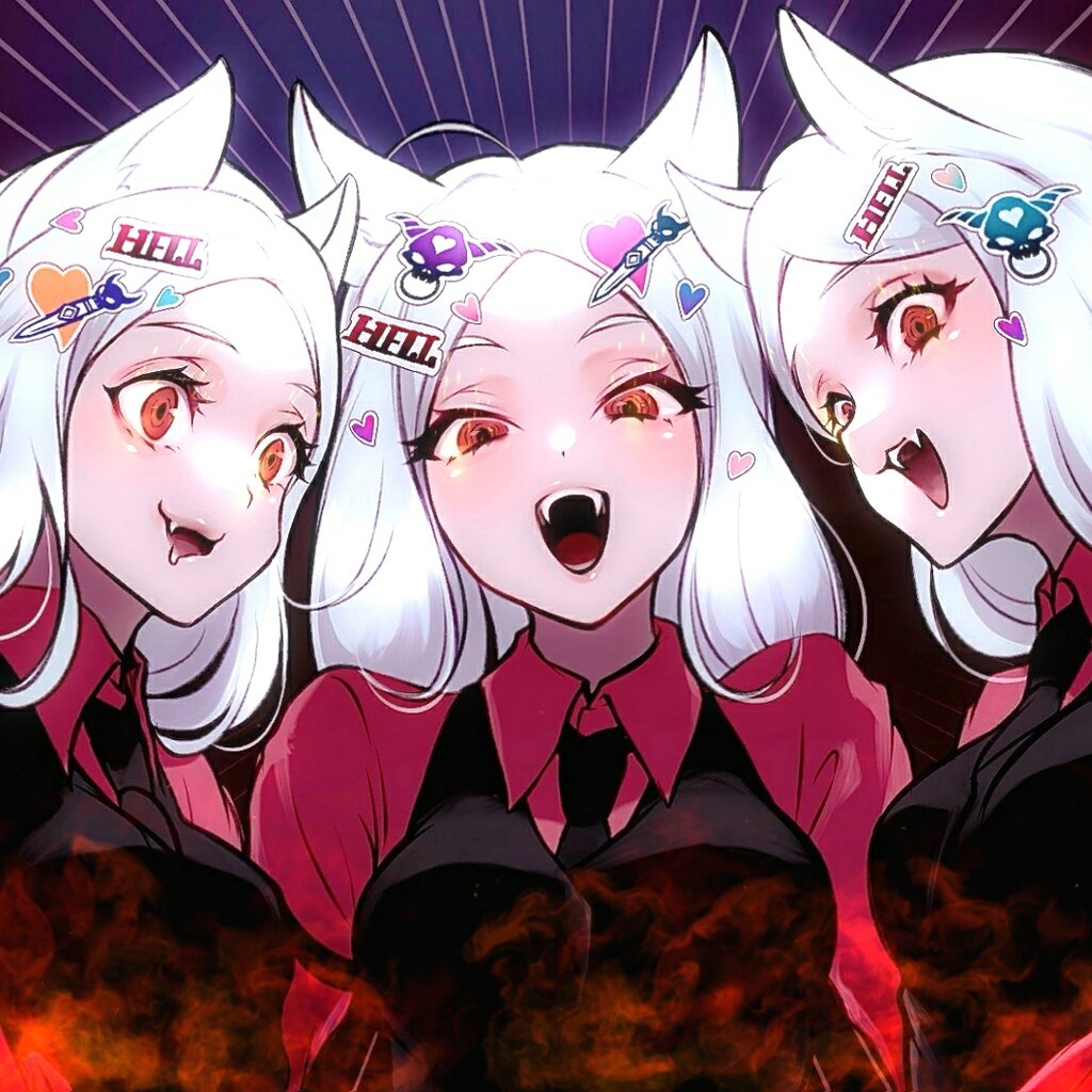 Cerberus ♥ On Fire  [  Helltaker ]