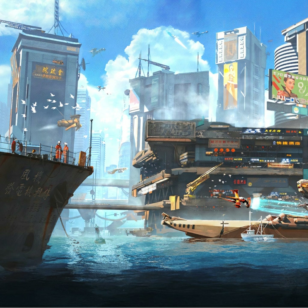 Cowboy Bebop Cyberpunk water port