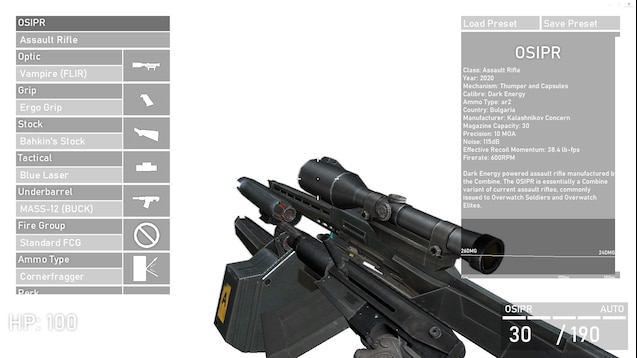Garry's Mod ArcCW Firearms: Source 2 Weapons 