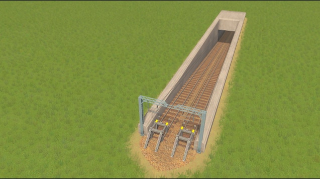 Steam Workshop Perfect Train Tunnel 2x Track