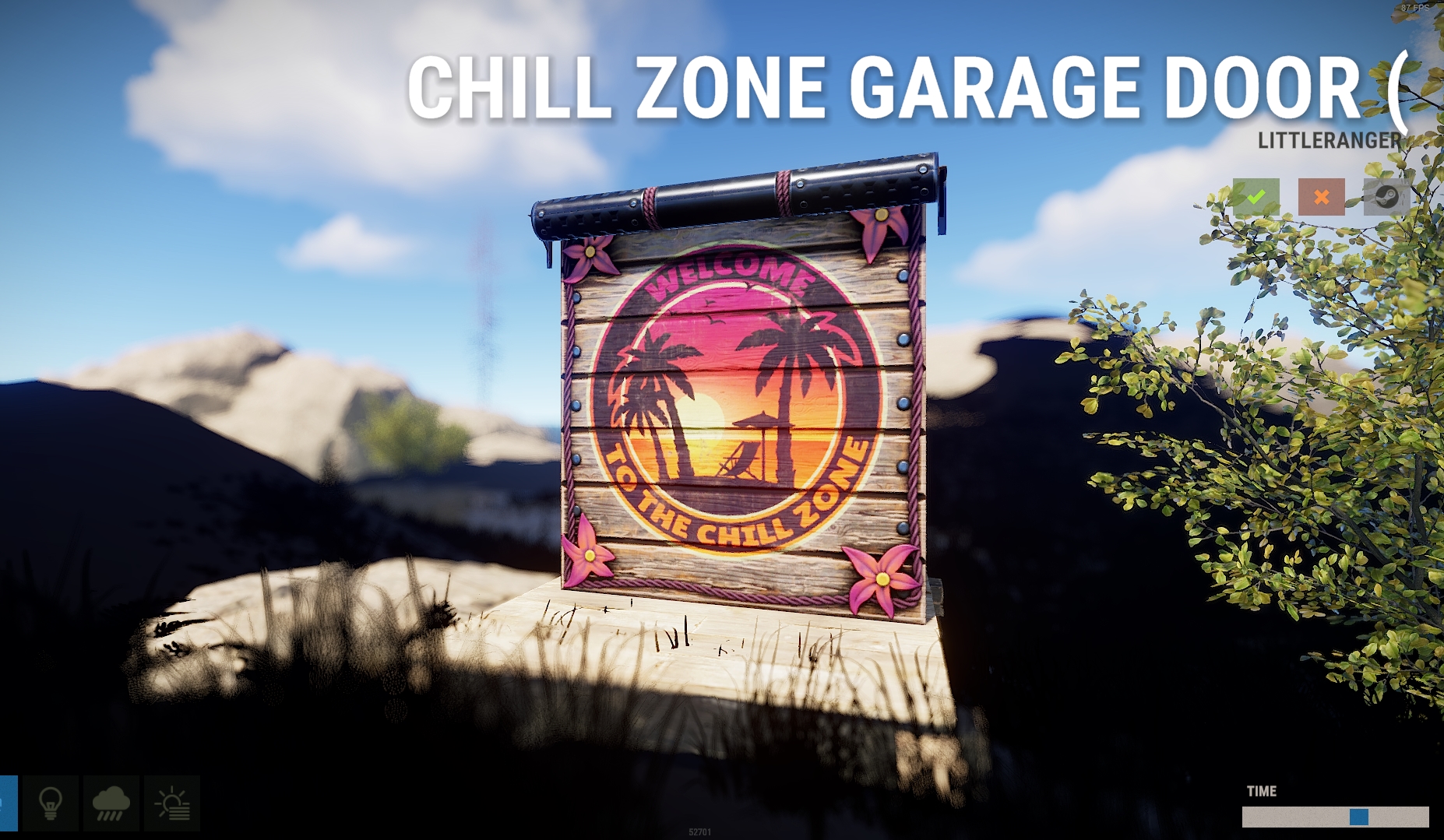 Chill Zone Garage Door thumbnail 4