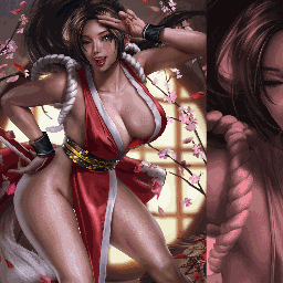 [R18] Logan Cure King Of Fighters Mai Shiranui X-Ray Animated WALLPAPER