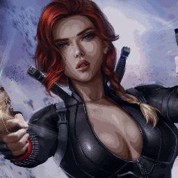 [R18] Logan Cure Avengers Black Widow X-Ray Animated