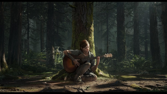 Oficina Steam::The Last of Us: Part II • Ellie [Guitar Solo] RU [Animated  Background]