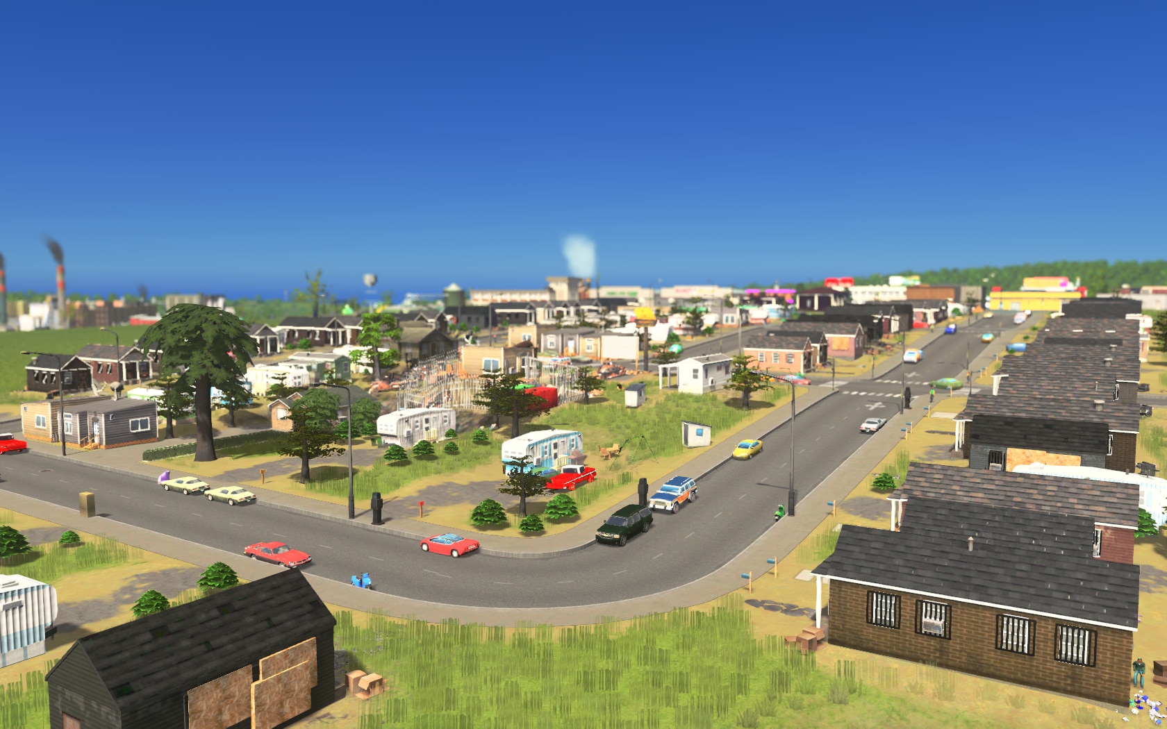 Probably the most depressing/boring neighborhood I've ever made in this  Game. Any Feedback on how to make it nicer? Even if it includes radical  changes. : r/CitiesSkylines