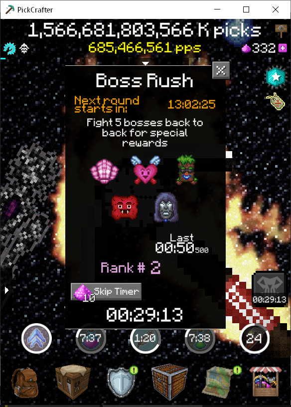 PickCrafter on X: Boss Rush Event is now available for a limited time! Get  these Boss Trophies! 🏆📷 #PickCrafter #BossRush #Seasonal #Event #Bosses  #Minecraft #LimitedTime  / X