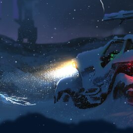 Steam Workshop::Halo MCC Happy Halodays Winter Warthog