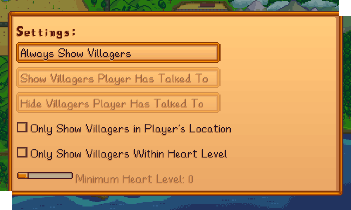 Player villagers