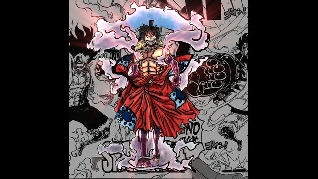 Luffy với trang bị Gear 4 - một trong những hình ảnh huyền thoại đầy sức mạnh và tinh thần phiêu lưu. Hãy xem hình ảnh này và cảm nhận với mắt và trái tim của bạn sức mạnh của Luffy!