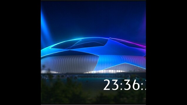 Steam Workshop::UEFA Champions League (UCL) Ultimate Stage Background with  Clock