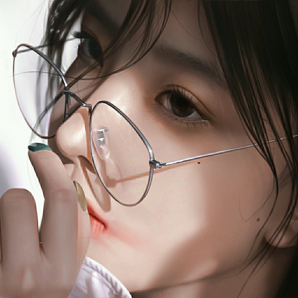 Girl with glasses