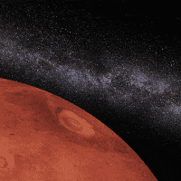 Mars & Milky Way