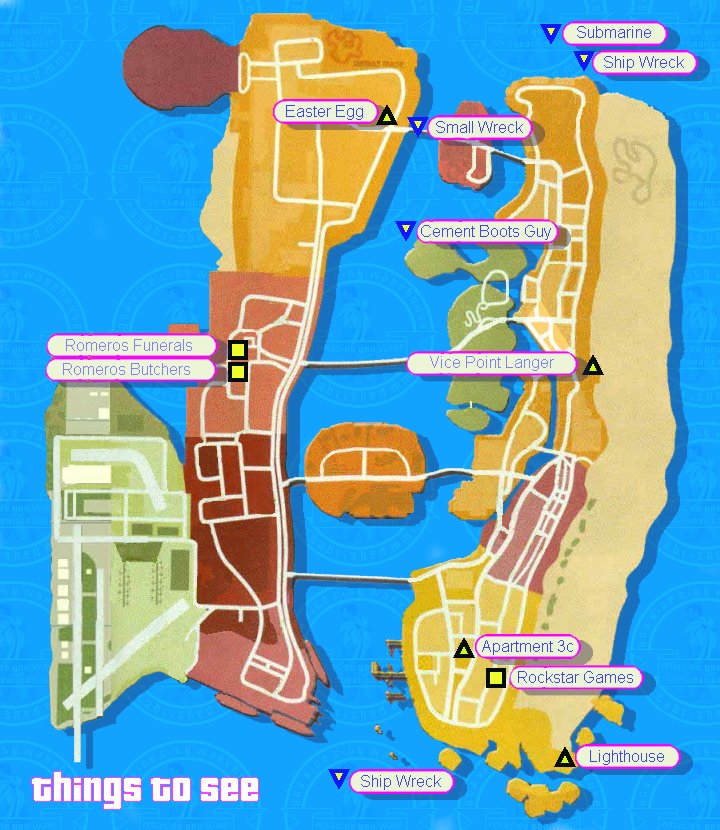 GTA Vice City - Como abrir pontes fechadas e explorar totalmente o mapa de GTA  Vice City