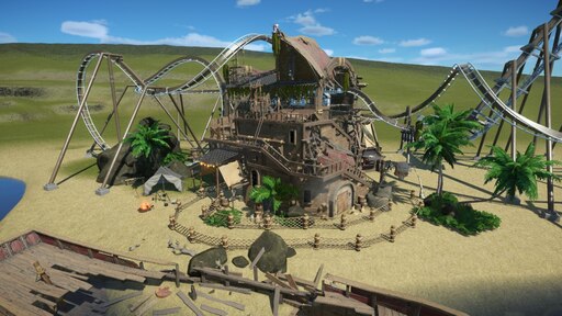 Steam Workshop Pirate themed Inverted Coaster